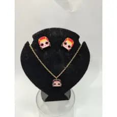 Conjunto de Jóias Infantil Conjunto LOL SURPRISE Fofo Conjunto De Jóias Infantil Feminino