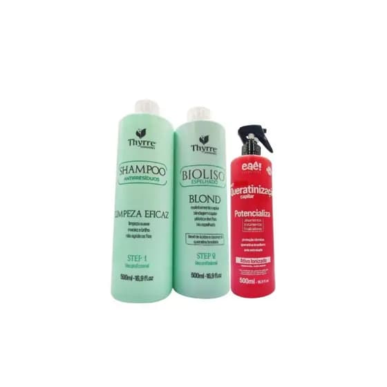 Kit Progressiva 1l + Nano Queratinização Vermelho