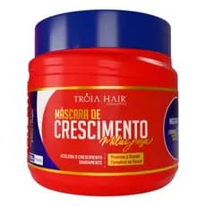 Máscara De Crescimento Milagrosa Antiqueda 500g Tróia Hair