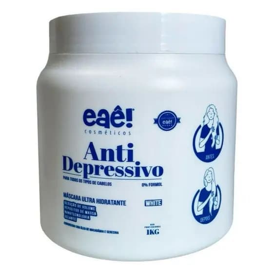 Máscara De Hidratação Macadâmia White Intensa Eaê Cosméticos 1kg