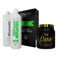 Kit Organica Troia Hair + Qatar Ouro 1kg - 100% Original