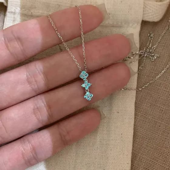 Colar com Pingente Magnético 2 em 1 em Forma de Coração e Trevo da Sorte, em Aço Inoxidável Resistente a Manchas, Choker