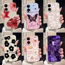 Capas para Redmi A5 A7 Pro com Estampa de Flores Vintage, Antiderrapante, Antichoque, Antiqueda, Antimanchas, Capa de Al