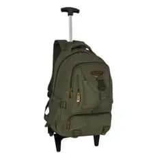 Mochila De Rodinha Lona  Super Reforçada UNISSEX