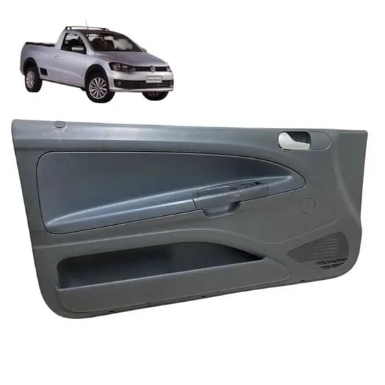 Forro De Porta Lado Esquerdo Vw Saveiro Cs St Mb 2014/2015 Original Usado