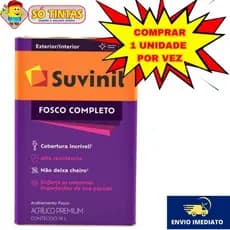 Tinta Acrílica Fosco Completo 18 Litros Suvinil Lavável