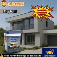 Borracha Líquida Eucaflex Eucatex Cinza Elephant 20kg Impermeabilizante Telhado Laje Parede