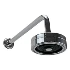 Ducha Autolimpante Abs Cromado Banheiro Braço De Parede Extenso