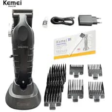 Máquina de cortar cabelo Profissional Kemei 2296 Bivolt 110v -220v Sem Fio USB Portátil Hair Clipper