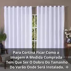 Cortina Para VARÃO Tecido Voal Gaze De Linho Com Forro de Alta Qualidade Varias Cores Para Sala / Quarto / Escritorio