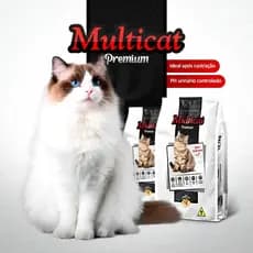 Multicat Premium Gatos Castrados 10 KILOS SABOR FRANGO