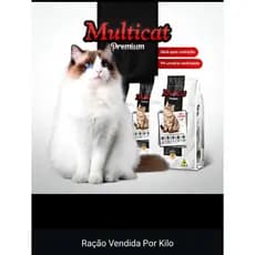 Multicat Premium Gatos Castrados 1 KILO SABOR FRANGO A GRANEL FRACIONADA
