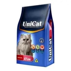UNICAT 1 KILO SABOR ATUM SEM CORANTE GATOS ADULTO OBS:NÃO VEM NA EMBALAGEM ORIGINAL