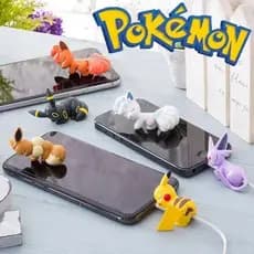 Capa protetora Pokémon USB Pokémon Pikachu e Eevee presente de brinquedo de pelúcia G0BV XSXM