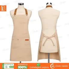 Avental Profissional Impermeável PVC Ajustável À Prova D'Água Cozinha Chef Restaurante Churrasco Trabalho Doméstico