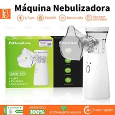 Nebulizador Portátil Infantil ANK-N3 Silencioso Ultrassônico Mini Inalador Para Crianças e Adultos