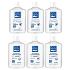 Kit 6 Álcool Em Gel Para Mãos Pure Hands Neutro 500ml