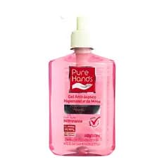 Álcool Gel Antisséptico para mãos Pure Hands Morango 500ml