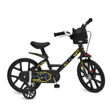 Bicicleta Infantil Batman 4 A 6 Anos Com Máscara Bandeirante