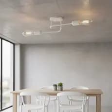 Luminaria de Teto Sputnik 2 Braços Lustre Aranha Moderno Bivolt