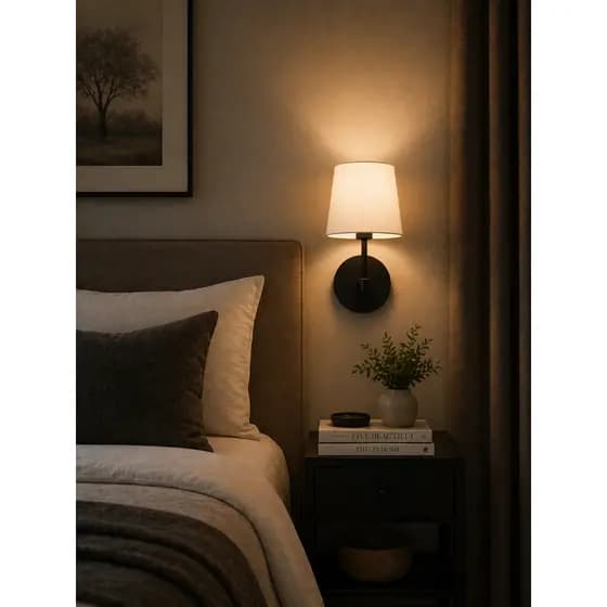 Luminária De Parede Arandela Lumi Minimalista Moderno Ideal  quarto cabeceira elegante sala corredor