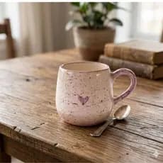 Caneca Media Bojuda em Cerâmica 220ML Artesanal