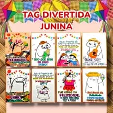 Tags Festa Junina Divertida Florks 100 Unids 7x5cm Sortidos Com Furo