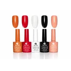 kit Nova Coleção Manicure c/5 Esmalte Lírio Ou Bella Rosa  em Gel Seca Cabine Profissional Original SellacColor12ML