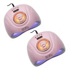 Cabines Sun S8 Pro 57 LEDs 268w OU 2 CABINES SUN X 36leds 54w Unha Gel Acrigel Secagem Rápida BIVOLT