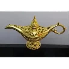 Lampada Aladim De Plastico Decorações Grande 20x12x8cm