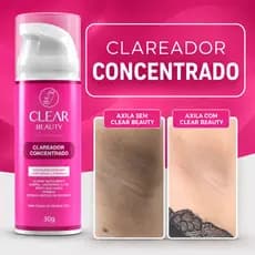 Clareador De Axilas, Virilhas, Corporal e Íntimo - Clear Beauty