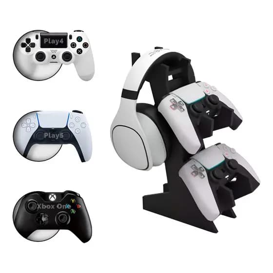 Suporte Para Controle Videogame PlayStation Ps5 Ps4 Xbox Series X/S One 360 Nintendo Envio Imediato