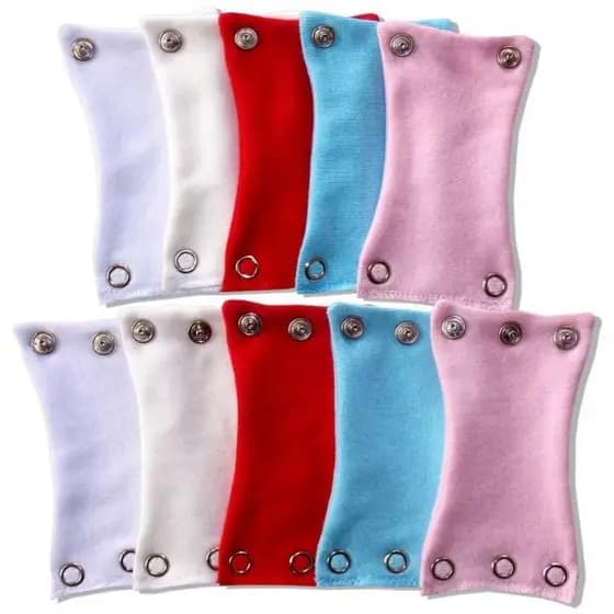 kit 4 extensor alongador de body bebê 2 botões prolongador de borie bodie itens enxoval maternidade