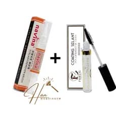 Caneta Navina Gel Removedor De Cola Para Cílios + Selante Pós Extensão De Cílios Fio Lash