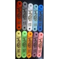 Anilhas Americanas de Silicone Personalizadas