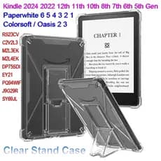 Para Kindle 12th 11th 10th 8th 7th 6th 5th Gen Paperwhite 6 5 4 3 2 1 Colorsoft Oasis 2 3 7.0 Transparente Capa Protet