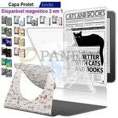 Capa Inteligente Para Kindle 8th Paperwhite 6th 7th 10th 11th 12th Signature Colorsoft Acrílic Disparável magnético 2in1