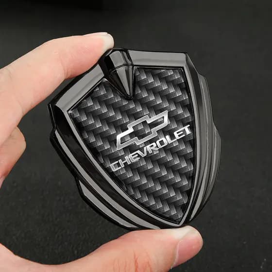 Autom贸vel 3D de metal especial da Chevrolet Ades茫o de etiqueta do carro, material de decora莽茫o de modifica莽茫o, explorado