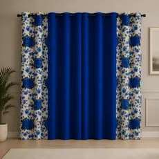 Cortina Para Sala Rosare Estampada 2,00x1,70 Premium Envio Imediato