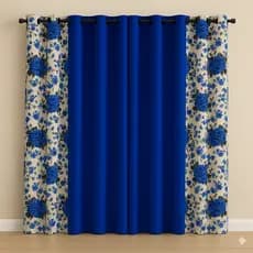 Cortina Floratta Alta Qualidade 2,00x1,70 Estampa Elegante para Sala e Quarto A Pronta Entrega