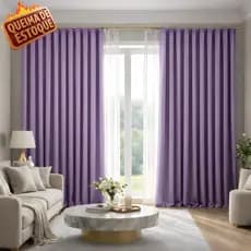 Cortina Para Sala Quarto Roma Semi Blackout Premium Ilhós Linha Moderna A Pronta Entrega