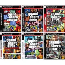 GTA Grand Theft Auto Jogos PS2 Compatível | Ação Mundo Aberto | Clássico