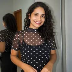 Blusa de Tule Transparente Manga Curta Feminina Moda Outono Inverno - Envio Imediato