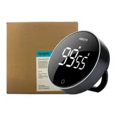 Timer Cronômetro Digital Multifuncional com Tela LED e Volume Ajustável