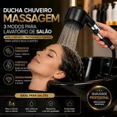 Ducha Massageadora 3 Modos Para Lavatório Salão Água Quente E Fria Alta Pressão