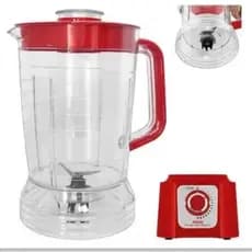 Copo De Liquidificador Arno Power Max 1000w Cristal Tampa Vermelha