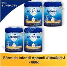 Kit 4 Latas Aptanutri Premium N°3 1-3 Anos 800g cada