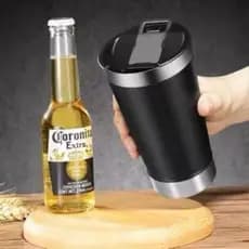 Kit 10/20/30/40 Copos Térmicos 473ml Com Tampa Abridor
