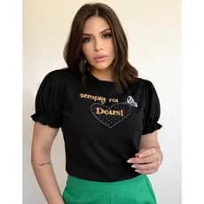 Blusa Camisa Feminina Social Casual Manga Bufante Tecido Leve Premium