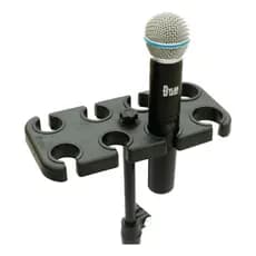 Suporte Pedestal Para 8 Microfones Arara Profissional Vector Dobrável Ajustável